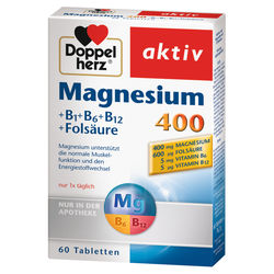 DOPPELHERZ Magnesium 400 mg Tabletten