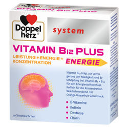 DOPPELHERZ Vitamin B12 Plus system Trinkampullen