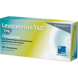 LEVOCETIRIZIN TAD 5 mg Filmtabletten