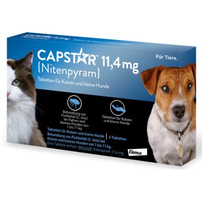CAPSTAR 11,4 mg Tabletten f.Katzen/kleine Hunde