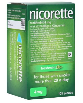 NICORETTE 4 mg freshmint Kaugummi