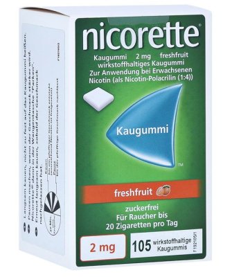 NICORETTE Kaugummi 2 mg freshfruit