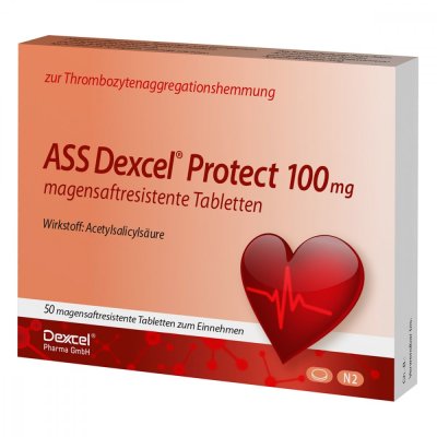 ASS Dexcel Protect 100 mg magensaftres.Tabletten