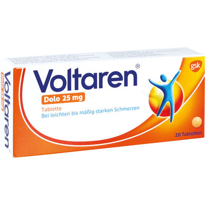 VOLTAREN Dolo 25 mg berzogene Tabletten