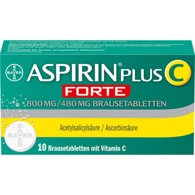 ASPIRIN plus C forte 800 mg/480 mg Brausetabletten