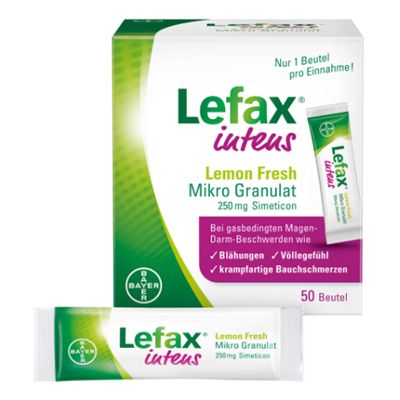 LEFAX intens Lemon Fresh Mikro Granul.250 mg Sim.
