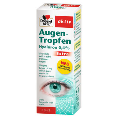 DOPPELHERZ Augen-Tropfen Hyaluron 0,4% Extra