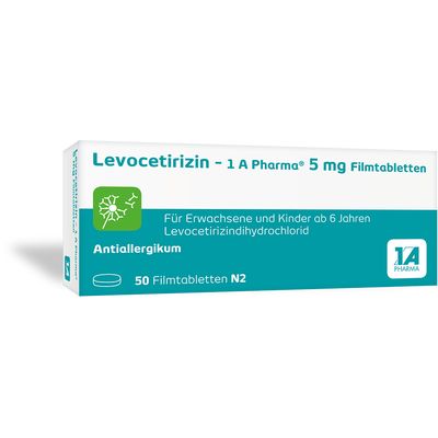 LEVOCETIRIZIN-1A Pharma 5 mg Filmtabletten