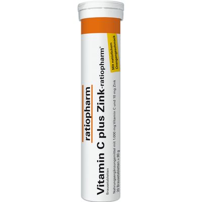 VITAMIN C PLUS Zink-ratiopharm Brausetabletten