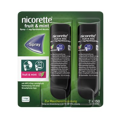 NICORETTE Fruit & Mint Spray 1 mg/Sprhsto NFC