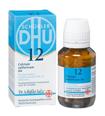 BIOCHEMIE DHU 12 Calcium sulfuricum D 6 Tabletten