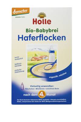 HOLLE Bio Babybrei Haferflocken