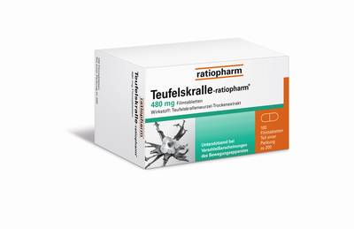 TEUFELSKRALLE-RATIOPHARM Filmtabletten