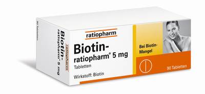 BIOTIN-RATIOPHARM 5 mg Tabletten