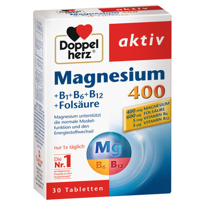 DOPPELHERZ Magnesium 400 mg Tabletten