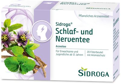 SIDROGA Schlaf- und Nerventee Filterbeutel