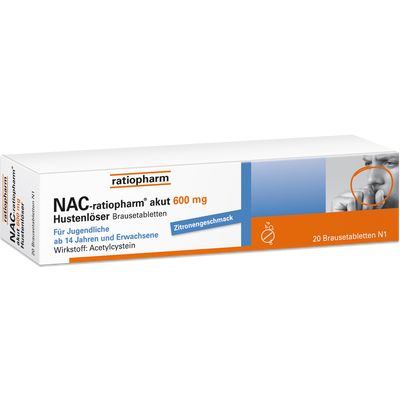 NAC-ratiopharm akut 600 mg Hustenlser Brausetabl.