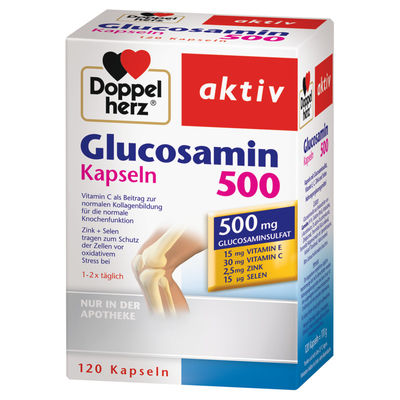 DOPPELHERZ Glucosamin 500 Kapseln