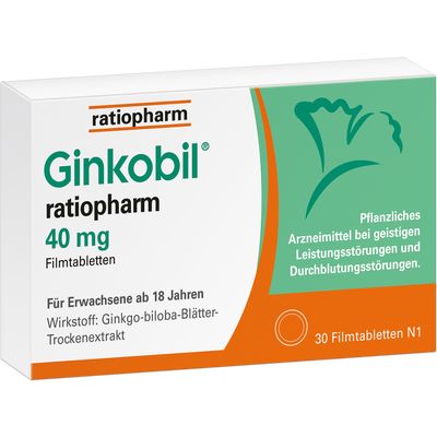 GINKOBIL-ratiopharm 40 mg Filmtabletten