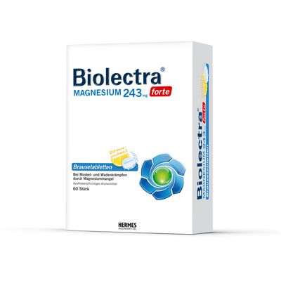 BIOLECTRA Magnesium 243 mg forte Zitrone Br.-Tabl.