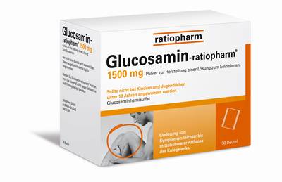 GLUCOSAMIN-RATIOPHARM 1500 mg Plv.z.H.e.L.z.Einn.