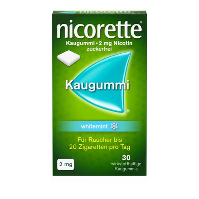 NICORETTE Kaugummi 2 mg whitemint