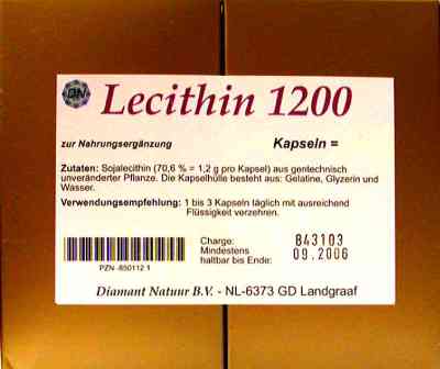 LECITHIN 1200 Kapseln
