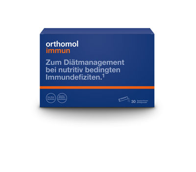 ORTHOMOL Immun Direktgranulat Himbeer/Menthol