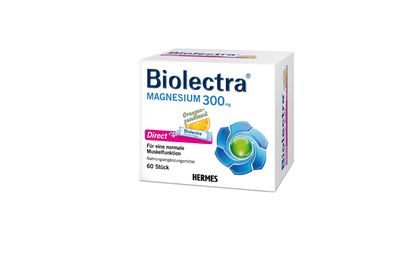 BIOLECTRA Magnesium 300 mg Direct Orange Sticks